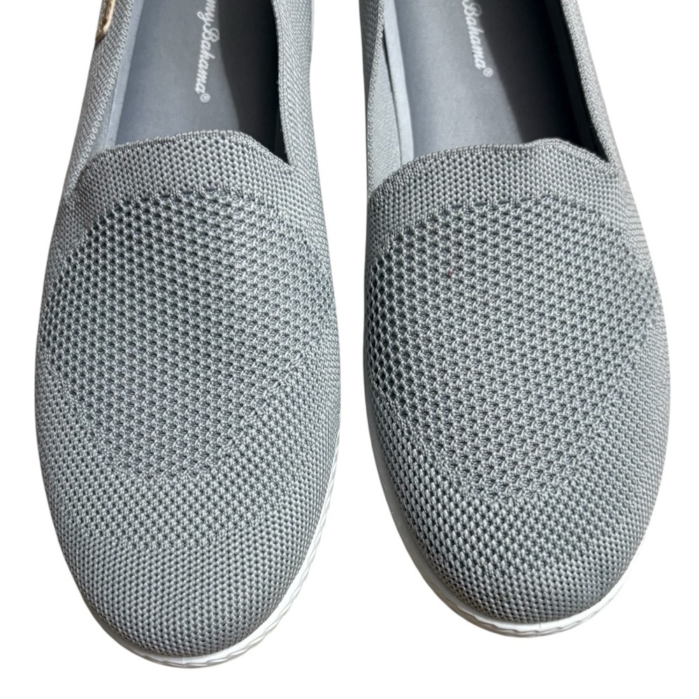 TOMMY BAHAMA Gray Knit Sunset Slip-On Shoes Size 10 — Worn 1X — Comfy!!! - Picture 6 of 15